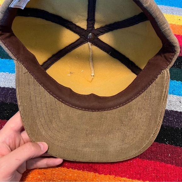 Vintage YoungAn Suzuki Corduroy Foam SnapBack Hat - Picture 8 of 15